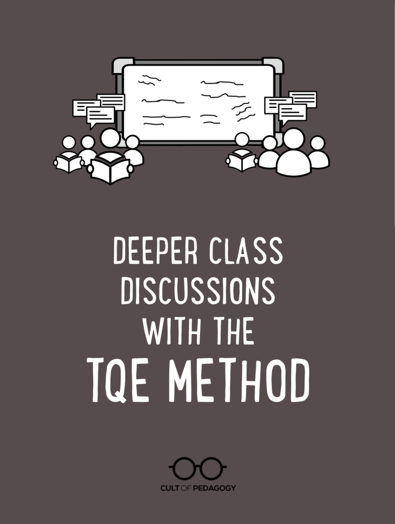 Deeper Class Discussions with the TQE Method
