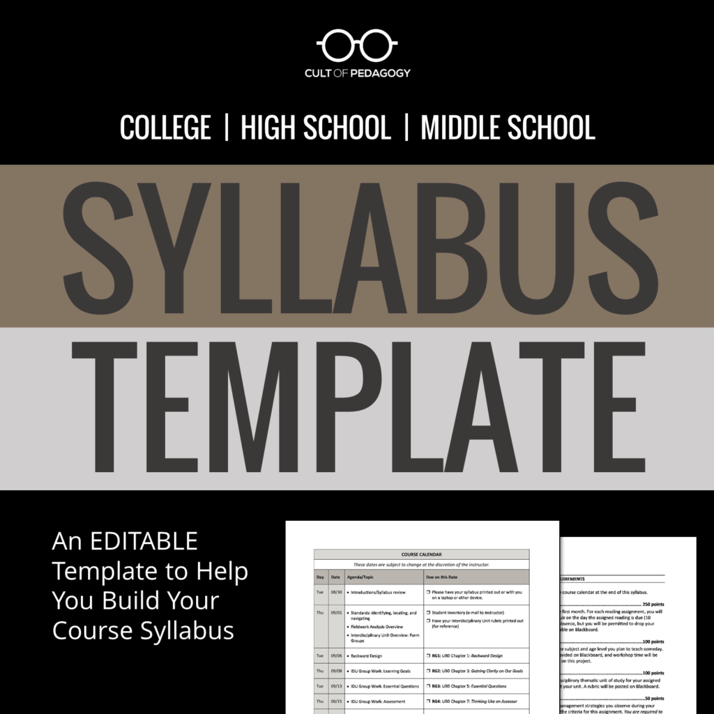 week 5 assignment course syllabus