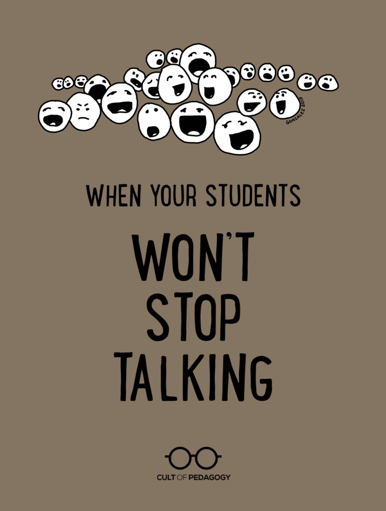 no talking in class