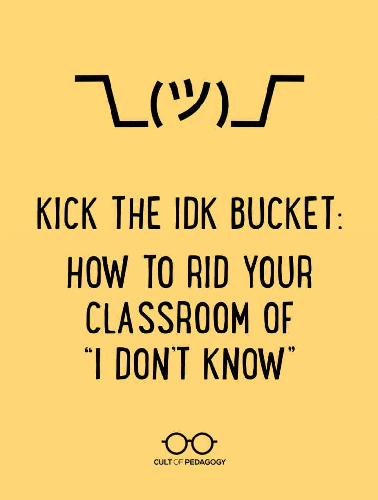 Why do people say kick the bucket? It's not what you think