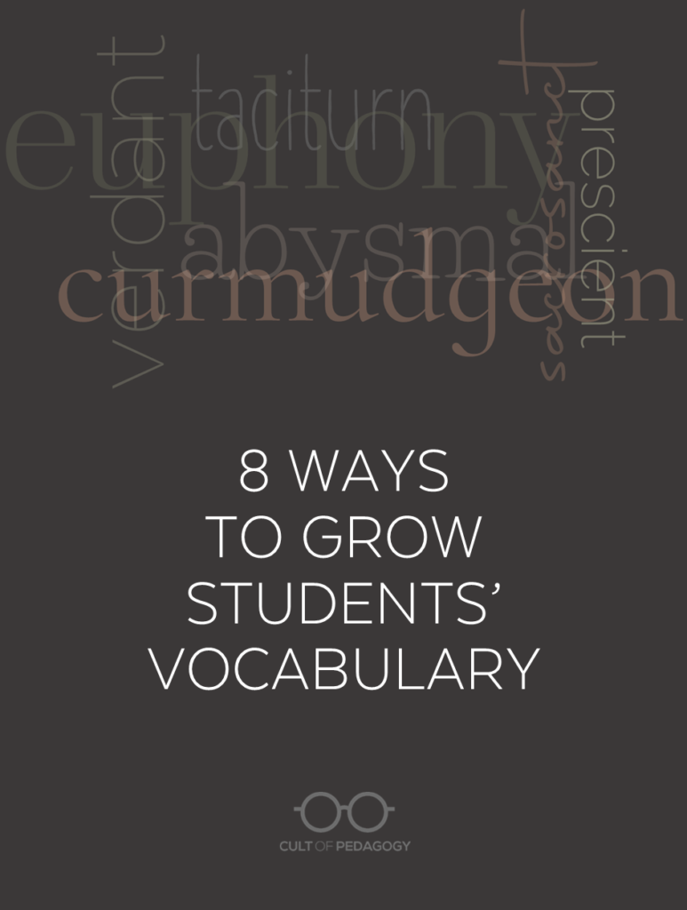 How to Launch a Vocabulary Routine in 10 Minutes a Day - Not So