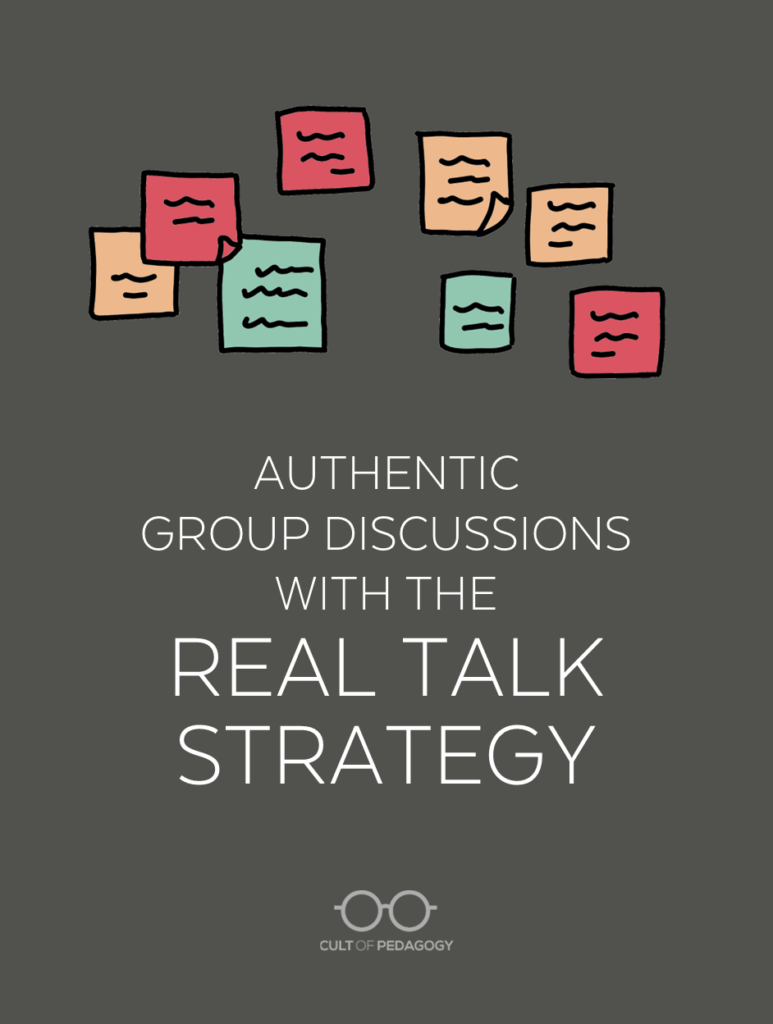 Authentic Group Discussions with the Real Talk Strategy