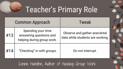 17 Tweaks That Make a Big Difference in Group Work | Cult of Pedagogy